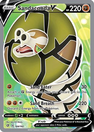 Image of Sandaconda V (184/192) [Sword & Shield: Rebel Clash]