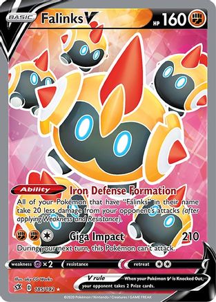 Image of Falinks V (185/192) [Sword & Shield: Rebel Clash]