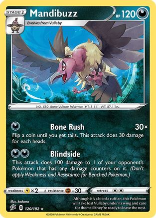 Image of Mandibuzz (120/192) [Sword & Shield: Rebel Clash]