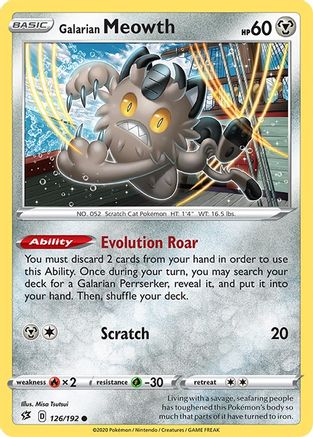 Image of Galarian Meowth (126/192) [Sword & Shield: Rebel Clash]