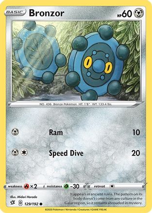 Image of Bronzor (129/192) [Sword & Shield: Rebel Clash]