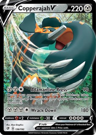 Image of Copperajah V (136/192) [Sword & Shield: Rebel Clash]