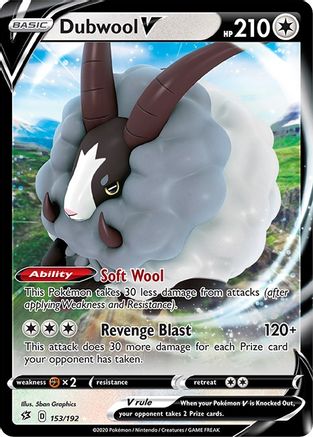 Image of Dubwool V (153/192) [Sword & Shield: Rebel Clash]