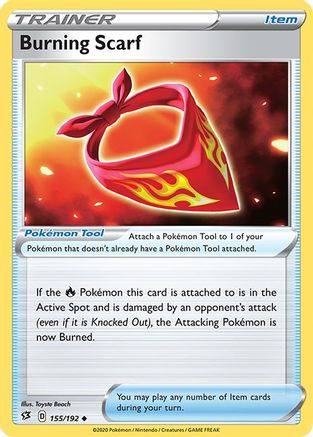 Image of Burning Scarf (155/192) [Sword & Shield: Rebel Clash]