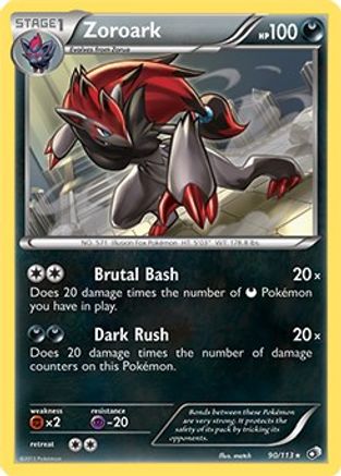 Image of Zoroark (90/113) (Theme Deck Exclusive) [Black & White: Legendary Treasures]