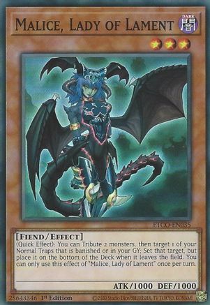 Image of Malice, Lady of Lament [ETCO-EN035] Super Rare