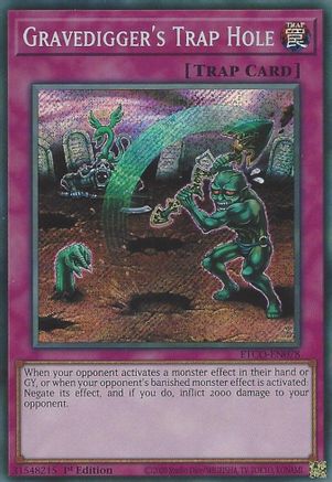 Image of Gravedigger's Trap Hole [ETCO-EN078] Secret Rare