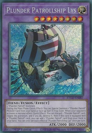 Image of Plunder Patrollship Lys [ETCO-EN087] Secret Rare