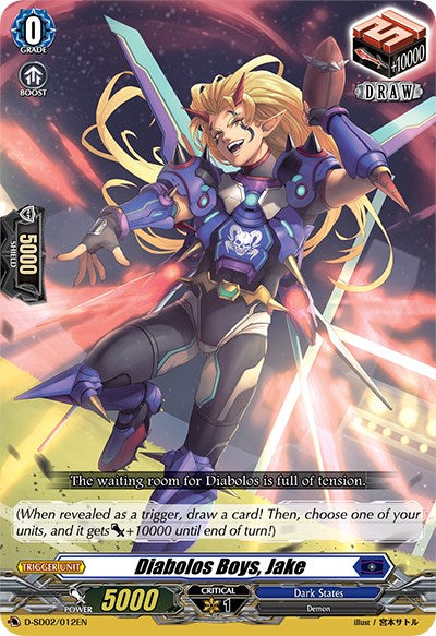 Image of Diabolos Boys, Jake (D-SD02/012EN) [Danji Momoyama: Tyrant Tiger]