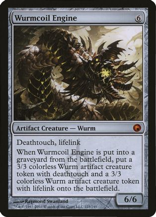 Image of Wurmcoil Engine (Scars of Mirrodin) (OVER-223) - Oversize Cards