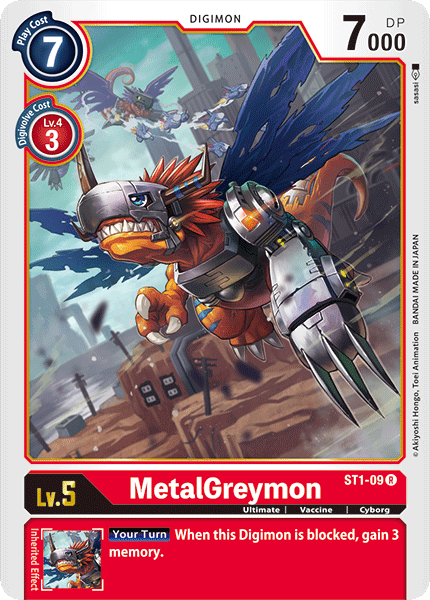 Image of MetalGreymon [ST1-09] [Starter Deck: Gaia Red]