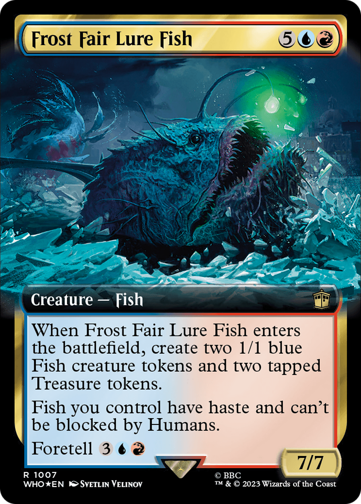 Image of Frost Fair Lure Fish (Extended Art) (Surge Foil) [Doctor Who]