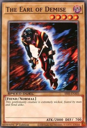 Image of The Earl of Demise [SS05-ENA03] Common