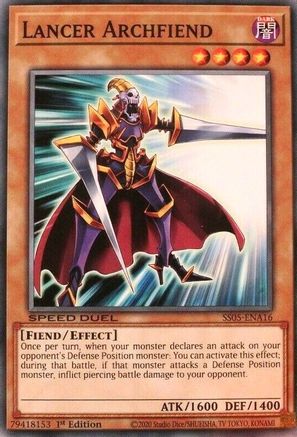 Image of Lancer Archfiend [SS05-ENA16] Common