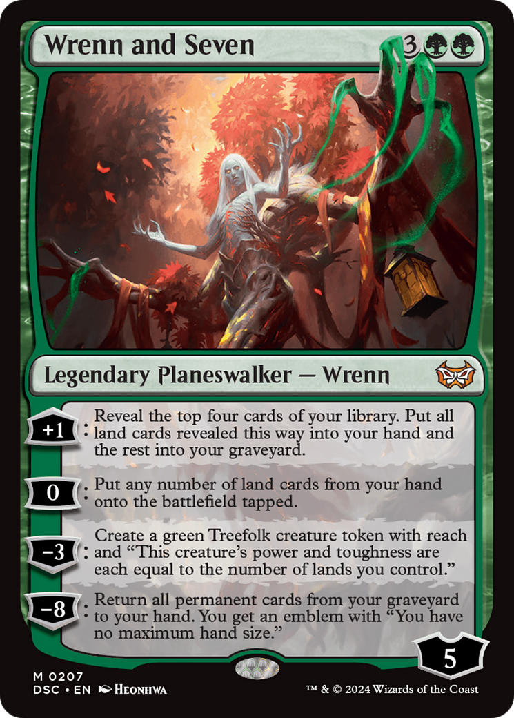 Image of Wrenn and Seven [Duskmourn: House of Horror Commander]