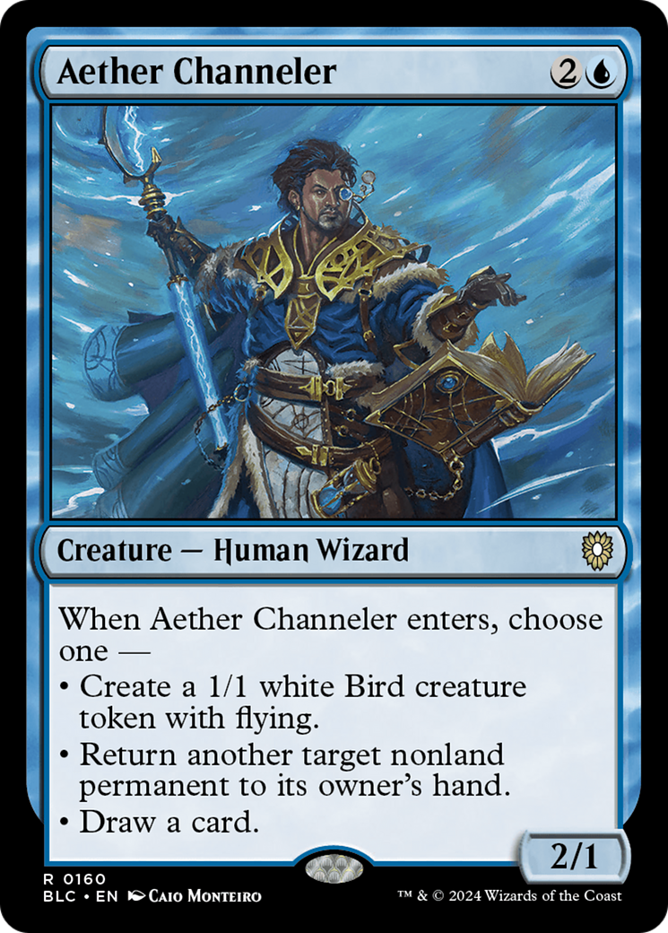 Image of Aether Channeler [Bloomburrow Commander]