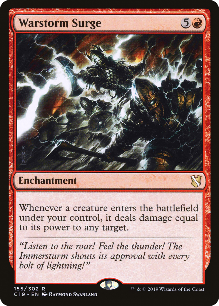 Image of Warstorm Surge [Commander 2019]