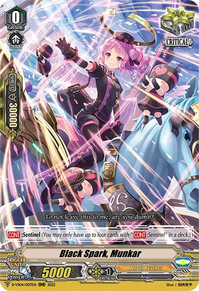 Image of Black Spark, Munkar (D-VS04/007EN) [V Clan Collection Vol.4]