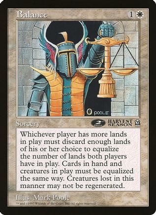 Image of Balance (2nd place) (Arena League) (OVER-) - Oversize Cards