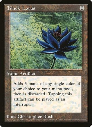 Image of Black Lotus (Scrye Magazine) (OVER-) - Oversize Cards
