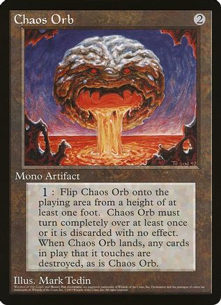 Image of Chaos Orb (InQuest Magazine) (OVER-) - Oversize Cards