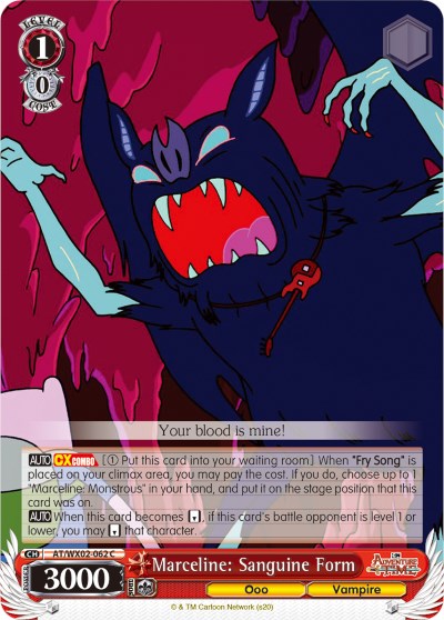 Image of Marceline: Sanguine Form (AT/WX02-062 C) [Adventure Time]