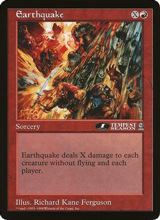 Image of Earthquake (1st Place) (Arena League) (OVER-) - Oversize Cards