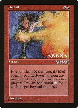 Image of Fireball (Arena League) (OVER-) - Oversize Cards