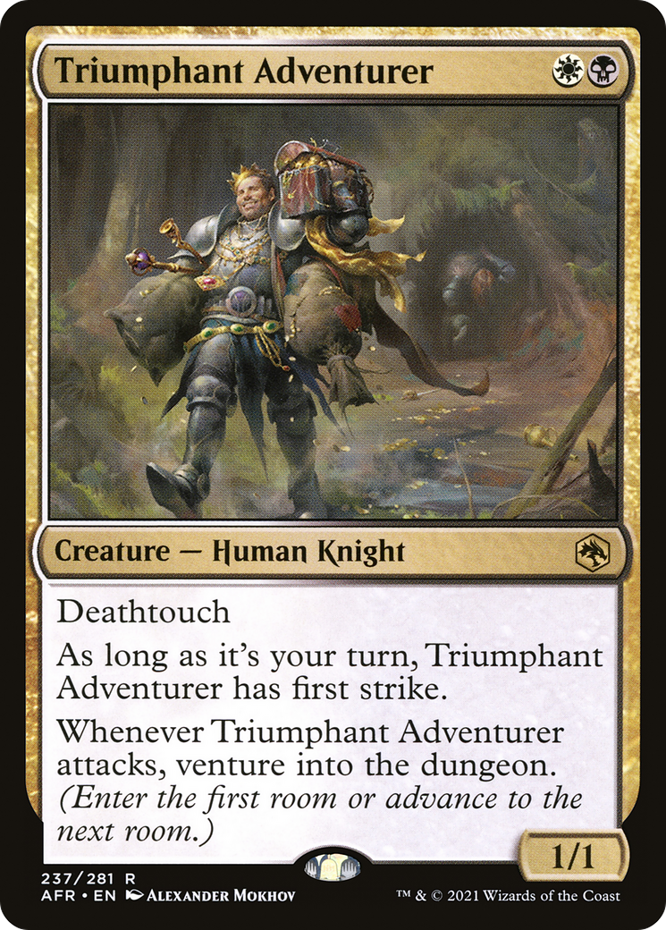 Image of Triumphant Adventurer [Dungeons & Dragons: Adventures in the Forgotten Realms]
