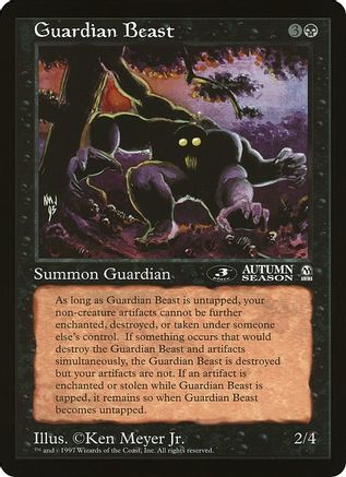 Image of Guardian Beast (3rd Place) (Arena League) (OVER-) - Oversize Cards
