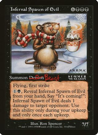 Image of Infernal Spawn of Evil (Arena League) (OVER-) - Oversize Cards