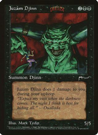 Image of Juzam Djinn (Arena League) (OVER-) - Oversize Cards