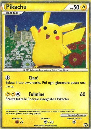 Image of Pikachu (Italian) 0PW  - Holofoil Pikachu World Collection Promos - Promo