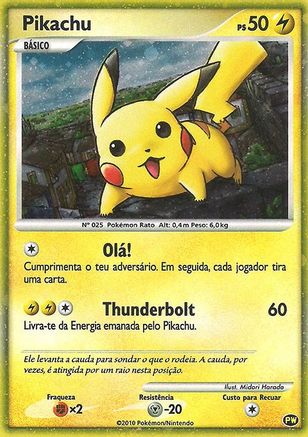 Image of Pikachu (Portuguese) 0PW  - Holofoil Pikachu World Collection Promos - Promo