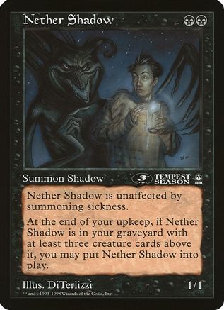 Image of Nether Shadow (3rd Place) (Arena League) (OVER-) - Oversize Cards