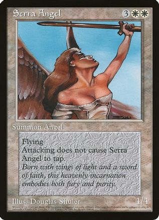 Image of Serra Angel (Wizards of the Coast Caravan Tours) (OVER-) - Oversize Cards