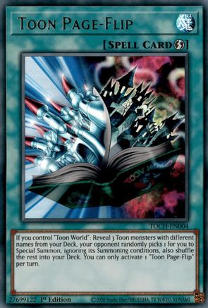 Image of Toon Page-Flip [TOCH-EN004] Ultra Rare