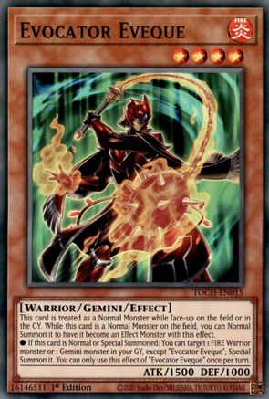 Image of Evocator Eveque [TOCH-EN015] Super Rare