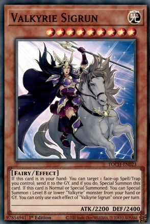 Image of Valkyrie Sigrun [TOCH-EN023] Super Rare