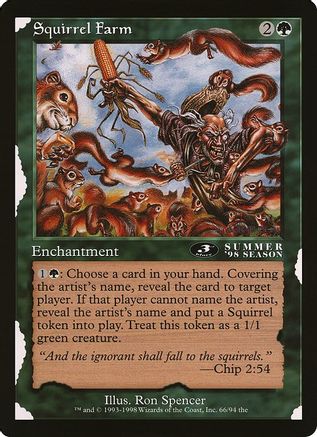 Image of Squirrel Farm (3rd Place) (Arena League) (OVER-066) - Oversize Cards