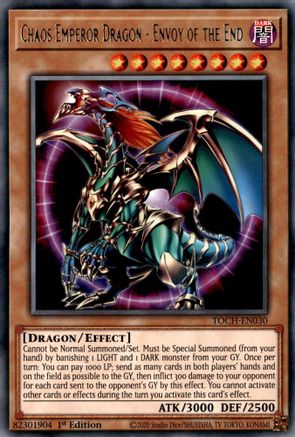 Image of Chaos Emperor Dragon - Envoy of the End [TOCH-EN030] Rare