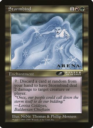 Image of Stormbind (Arena League) (OVER-) - Oversize Cards