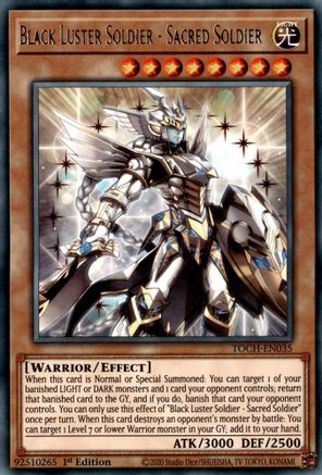 Image of Black Luster Soldier - Sacred Soldier [TOCH-EN035] Rare