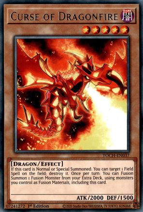 Image of Curse of Dragonfire [TOCH-EN037] Rare