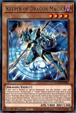 Image of Keeper of Dragon Magic [TOCH-EN041] Rare