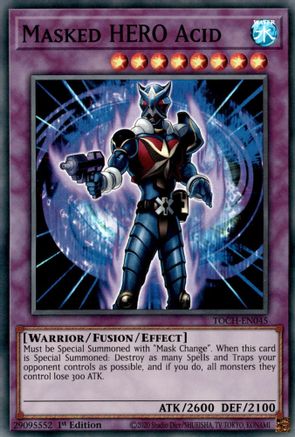 Image of Masked Hero Acid [TOCH-EN045] Super Rare