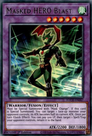 Image of Masked Hero Blast [TOCH-EN047] Rare