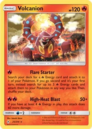 Image of Volcanion (25/214) (Theme Deck Exclusive) [Sun & Moon: Unbroken Bonds]
