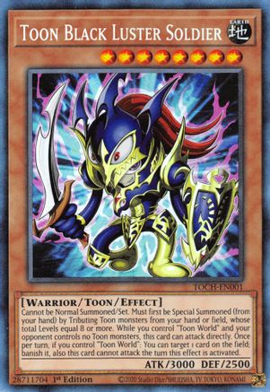 Image of Toon Black Luster Soldier [TOCH-EN001] Collector's Rare