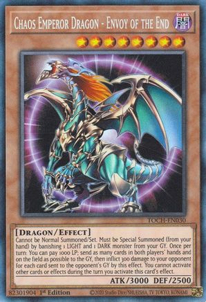 Image of Chaos Emperor Dragon - Envoy of the End [TOCH-EN030] Collector's Rare